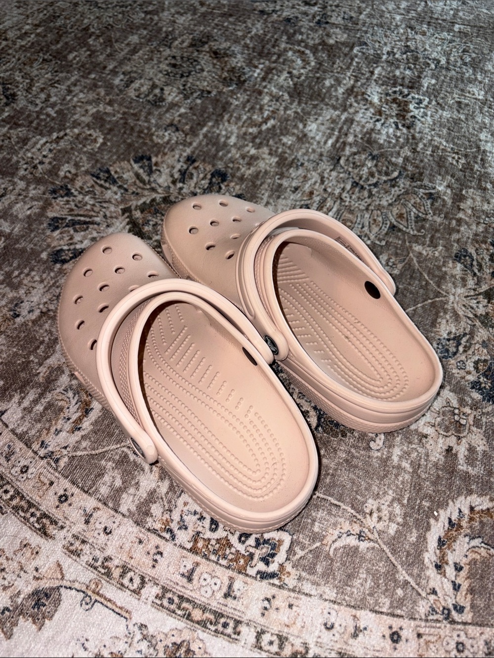 CROCS Kids Classic Clog in Blush Pink - Picture 3 of 3